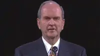 Russell M. Nelson spricht bei der Generalkonferenz